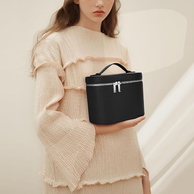 YFGBCX Makeup Bag Vanity Case with Removable Divider Travel Toiletry Bag Portable Cosmetic Bag Makeup Organizer Case