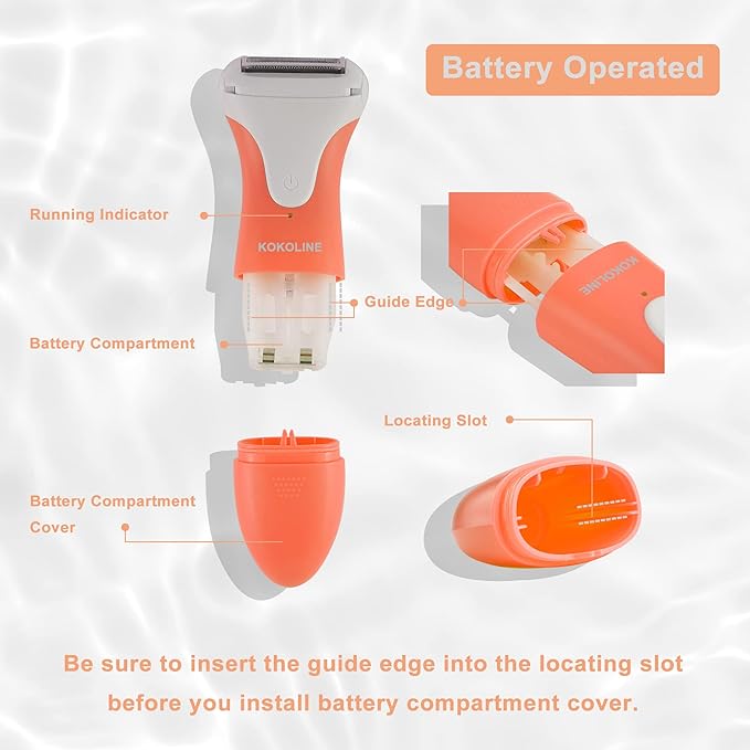 Women's Electric Shaver & Trimmer,Wet Dry Painless Razor for Legs,Bikini, Underarms, Hypoallergenic Foil Shaver with Bikini Trimmer,Cordless Waterproof for Shower Travel Gift,crous/iu8n
