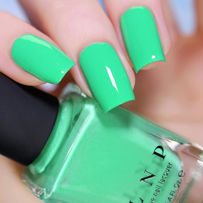 ILNP Bottoms Up - Vivid Seafoam Green Cream Nail Polish