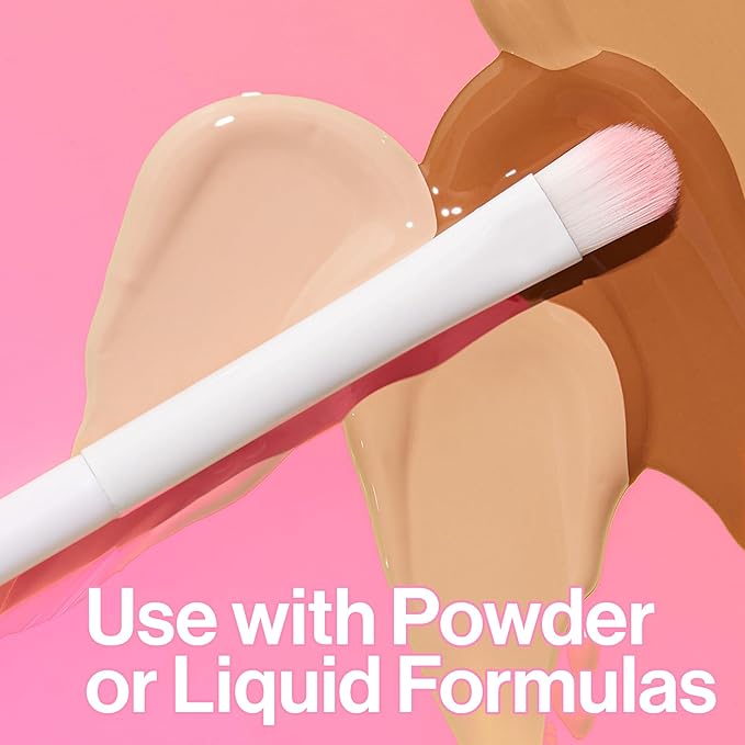 wet n wild Eyeshadow Brush, Precision Blending Application, Soft Synthetic Fibers, Ergonomic Handle for Comfortable Control