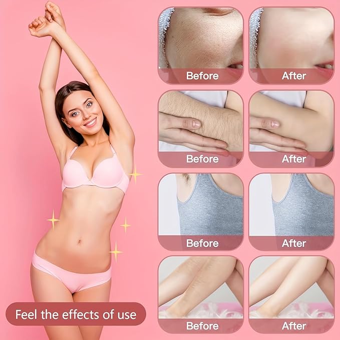 Electric Razor for Women, Rechargeable Hair Remover, Portable and Safe Lady Razor, 2 in 1 Double-Headed Waterproof Wet and Dry, Electric Bikini Trimmer for Women (Pink-1pcs)