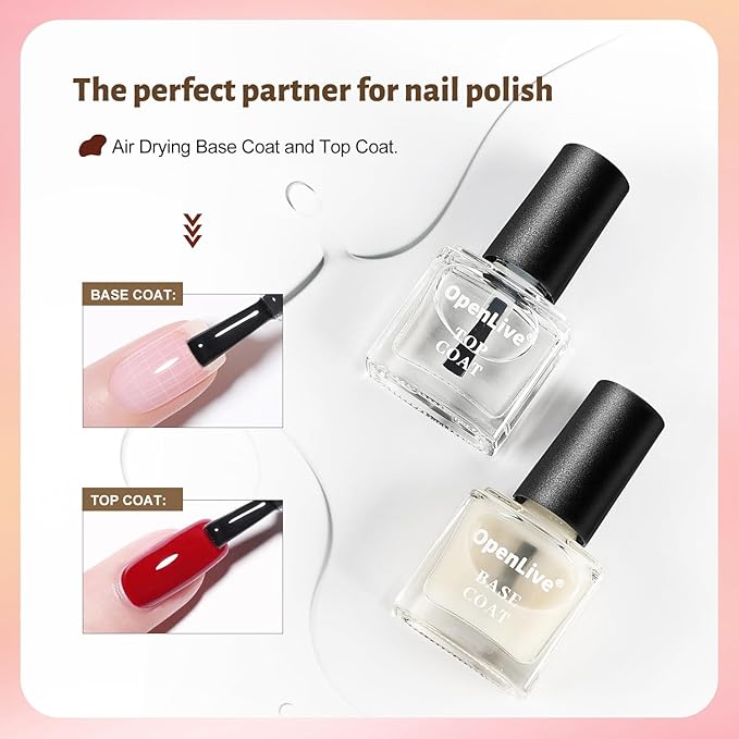 Jelly Nail Polish Set, 10 Color With 2PCS Base and Top Coat Quick Drying High Gloss Shine Jelly Nail Polish Translucent Amber Gray Red Nude Color Holiday Gift Giving