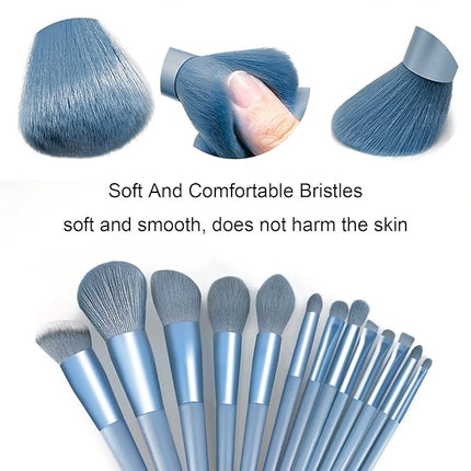Makeup Brushes 22 Pcs Makeup Kit,Foundation Brush Eyeshadow Brush Make up Brushes Set (Blue, 22 Piece Set Large)