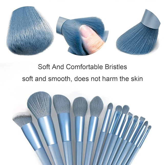 Makeup Brushes 22 Pcs Makeup Kit,Foundation Brush Eyeshadow Brush Make up Brushes Set (Blue, 22 Piece Set Large)