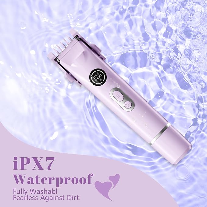 4-in-1 Waterproof Electric Bikini Trimmer & Body Hair Trimmer& Electric Razors for Shaving Woman- Rechargeable Shaver - IP7-compact for Travel