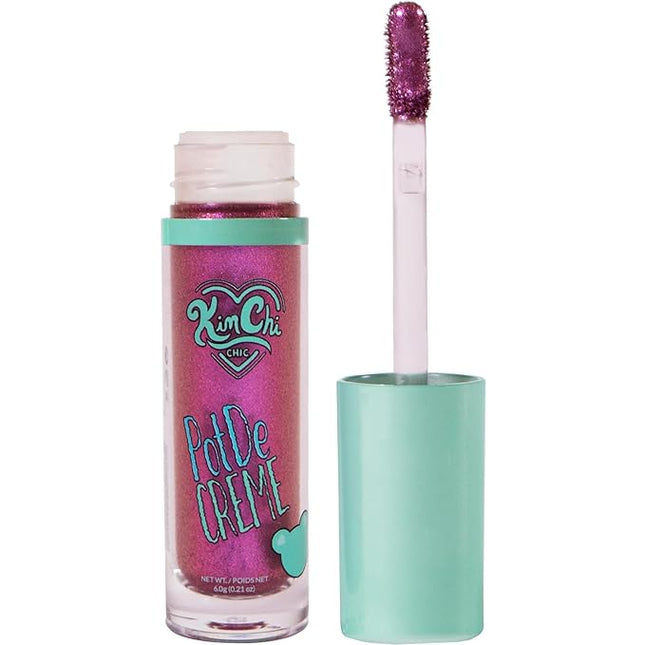 Kimchi Chic PotDe Crème Cream Eye Shadow, Shimmery, Easy Application, Smudge-Proof, Quick-Drying, Long-Lasting, Cruelty-Free and Vegan Eye Shadow, Amethyst, 0.21 oz