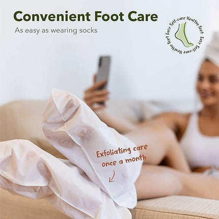 Purederm Shiny & Soft Foot Peeling Mask (6 pack) - For smooth and moist baby skin with Exfoliating peel off Calluses, Dry Skin, Cracked Heels - Men and Women