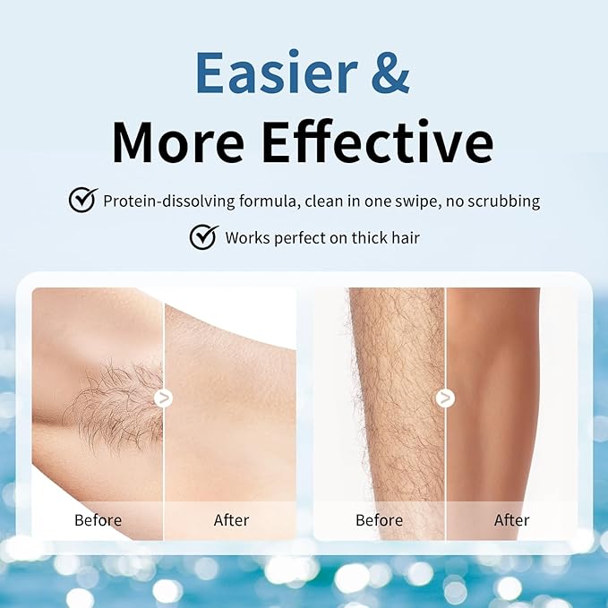 HH Herb&Health Intimate Hair Removal Cream for Women, Painless and Gentle, With Cica Extract, For Bikini and Sensitive Skin, Removes Short and Thick Hair