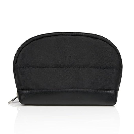 Ethereal Small Makeup bag for Purse, Cute Cosmetic Bag Portable Mini Makeup Pouch for Women Black