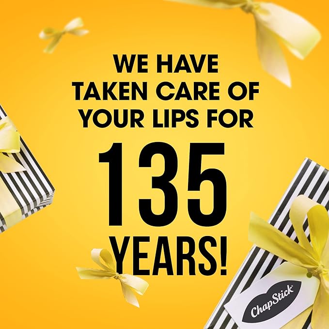 ChapStick Bulk Lip Balm, Classic Original 12-Count – Lip Moisturizer for Dry Lips, 0.15 Oz Ea