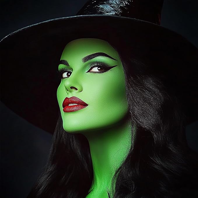 Mysense Light Green Face Body Paint,St Patricks Day Outfit Accessories,Water Based Washable Cream Body Paint for Adults and Children Halloween Gamora Witch Costume Christmas Cosplay Makeup,0.6oz