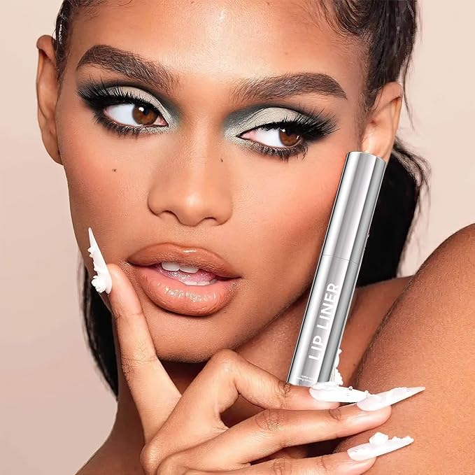 Lip Stain Peel Off - Lip Liner Long-wear & Waterproof Moisturizing Lip Stain with Matte Finish, Transfer-Proof, Non-Stick Cup Lip Tint Stay On All Day (Nude)