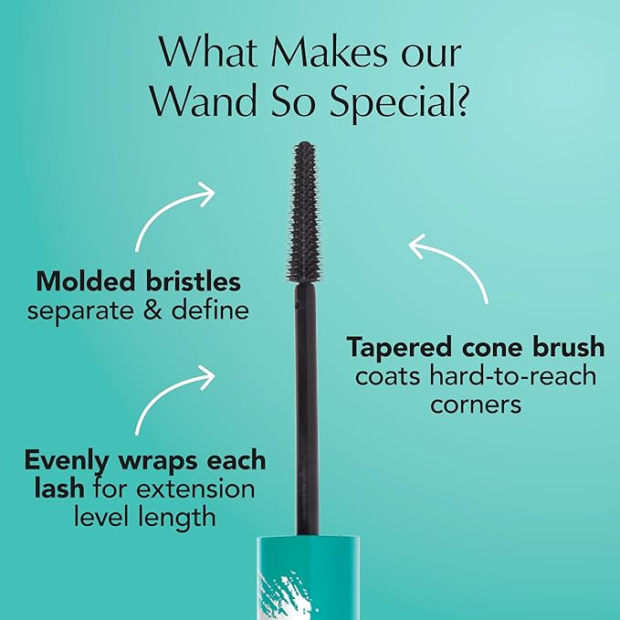 Thrive Causemetics Liquid Lash Extensions Mascara, Tubing Thrive Mascara Lengthening, Volumizing & Curling, Smudge Proof, Washable, No Clumping or Flaking, Vegan & Cruelty Free, Nola (Deep Blue)