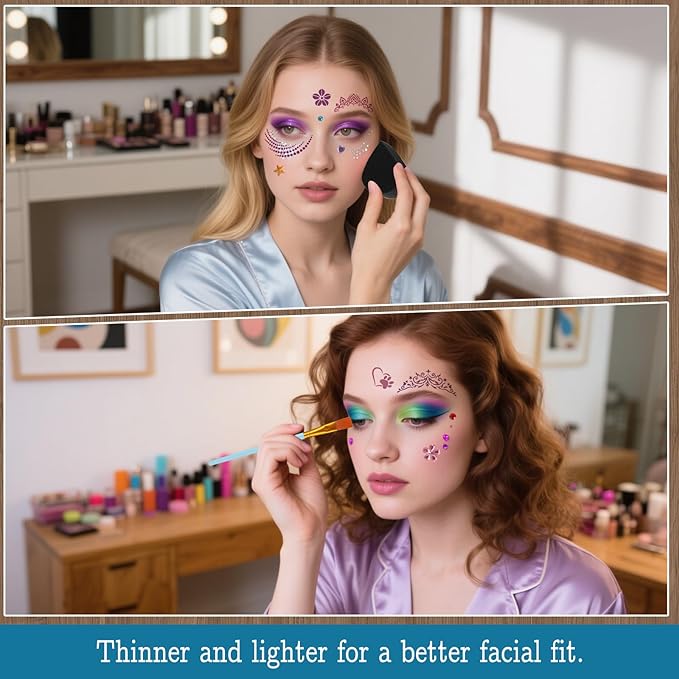 47 Pcs Face Paint Stencil Kit – 25 Sets Reusable Flowers Plants Sports Shapes Face Painting Templates with 265 Designs, Brushes, Sponges & Stickers – Body Makeup Stencils for Kids Halloween Party