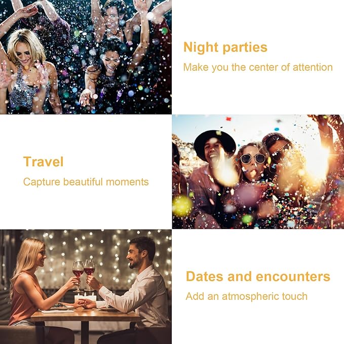 Hair and Body Glitter Spray, 1PC Gold Hair Glitter Extra Fine Face Shimmer Powder for Clothes, Festival Loose Sparkle Powder for Rave Clothes Nail Art Easter Halloween Crafts (Gold)