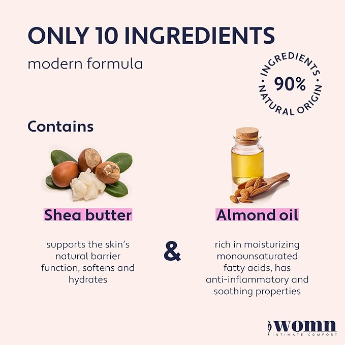 womn Intimate Comfort HAIR REMOVAL CREAM for bikini area & underarms. Smooth skin, no razor bumps or cuts. 3.3 Fl. Oz.