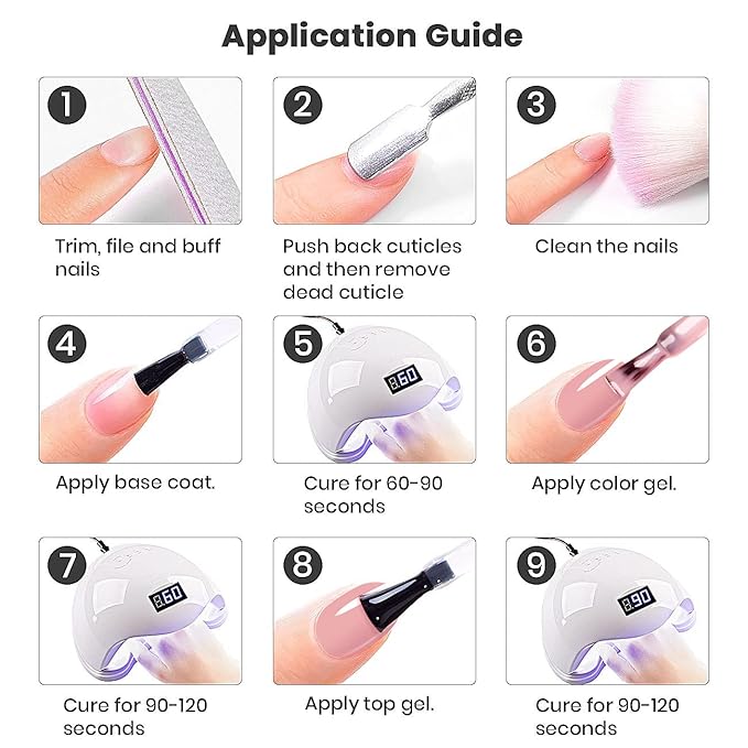 RARJSM Nude Gel Polish Sheer Rose Pink Gel Nail Polish Clear Pink French Manicure Nude Pink Jelly Nail GelPolish Varnish Curing Requires 1pcs 15ml LED UV Gel Soak Off for Home Salon Nail Art DIY