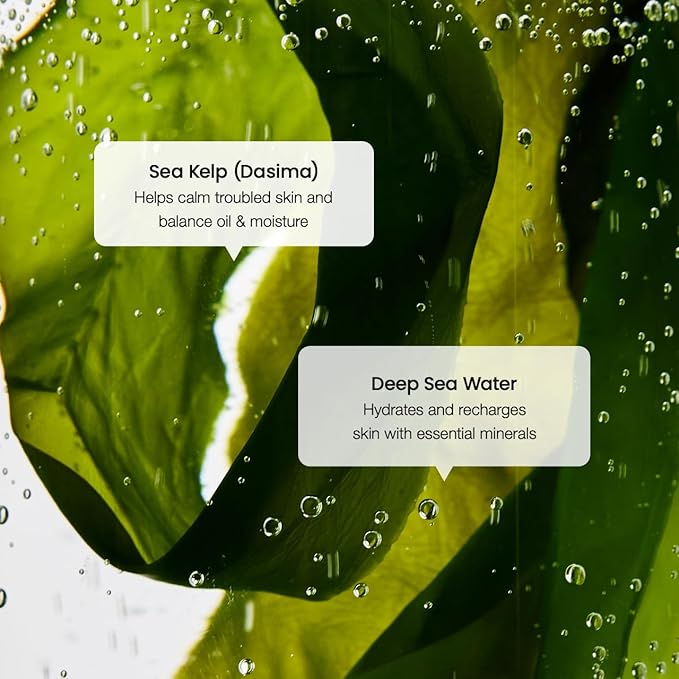 BIODANCE Refreshing Sea Kelp Serum, Oil & Sebum Control, Calming Serum for Oily & Combination Skin, Korean Skincare | 1.01 fl.oz x 1 ea