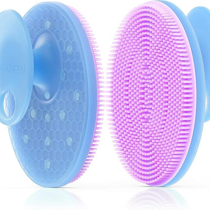 INNERNEED Magnetic Silicone Facial Cleansing Brush – Deep Pore Cleanser with Magnetic Therapy for Skin Circulation & Radiance – Soft, Hygienic, Durable Face Scrubber for All Skin Types （Purple）