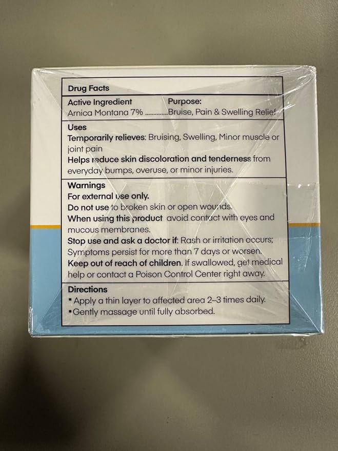 Arnica Bruise Cream Extra Strength – Fast-Acting Arnica Montana with Vitamins K, C & E for Bruising, Swelling, Discoloration & Thin Skin – Hydrating Moisturizer for Face & Body – 4 oz