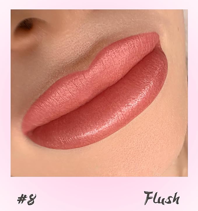 Lip Pigment – Flush – Permanent Lip Makeup – Microblading Ink for Durable and Colorful Lips – Long Lasting Color Lip Cosmetics (0.2 oz)