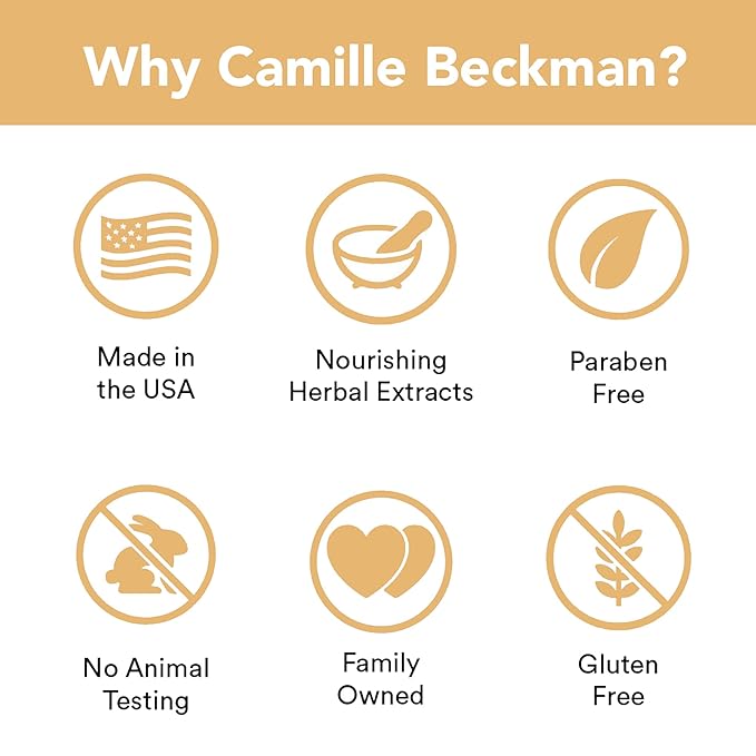 Camille Beckman Glycerine Hand Therapy Cream, Tuscan Honey, 8 Ounce