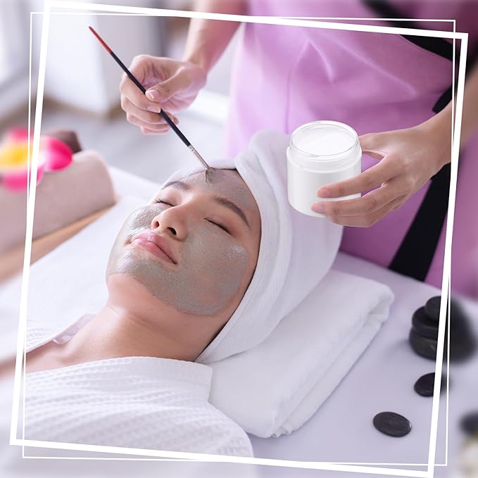 Tanlade 40 Pcs 2 oz Plastic Jars with Lids Round Clear Cosmetic Containers Refillable Container Jars for Lotion, Cream, Ointments, Makeup, Eye Shadow, Rhinestone, Samples, Powder, Beauty Products