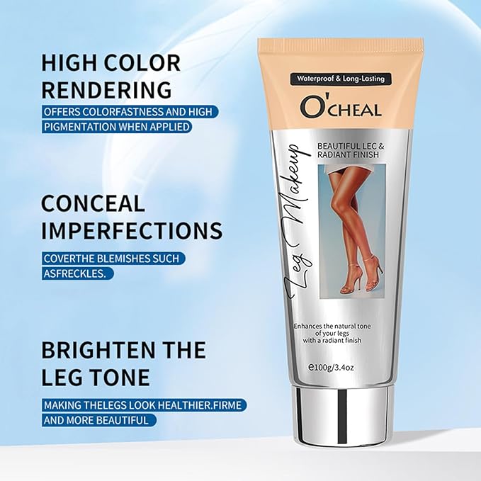 Petansy Leg Makeup Waterproof No Transfer,Leg and Body Scar Cover up Makeup,Long Last Body Foundation