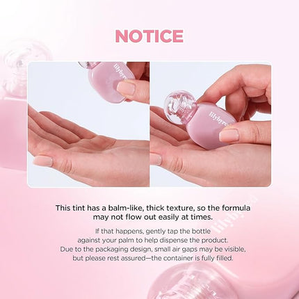 lilybyred Balming Dewy Tint | Korean Semi-Glow Lip Stain, Velvet to Soft Glow Texture, Sheer Buildable Color, Moisturizing & Lightweight, Natural Flush Look, Non-Sticky, 0.21 oz. (01 Lowkey Peach)