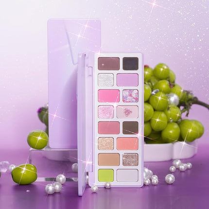 16 Color Dreamy Pastel Eyeshadow Palette-Juicy Girl Edition with Long-Lasting, Blendable and Smudge-Proof, Perfect for Daily Makeup, Dating, Parties (Lively)