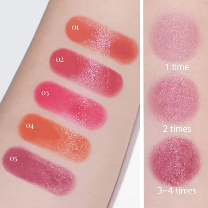 BBIA Ready To Wear Water Lipstick – Sheer Long-Lasting Lip Gloss Stick, Glowy & Glossy Texture, Moisturizing, Transparent & Buildable Color, Natural Tinting, Korea Lip Makeup (04 - WET APRICOT)
