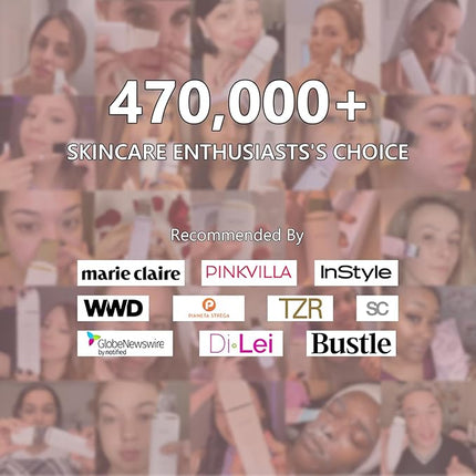 GUGUG Skin Scrubber Face Spatula - Skin Spatula Blackhead Remover Pore Cleaner with 4 Modes, Skin Care Tools-Pink