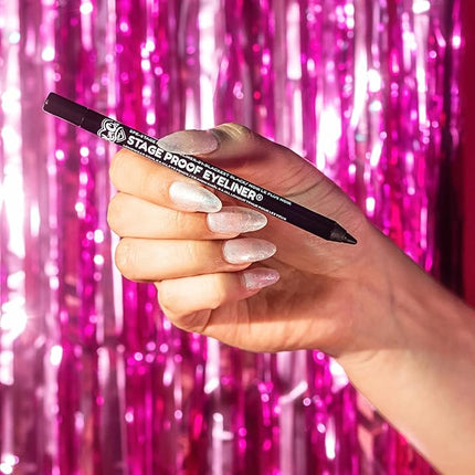 Kimchi Chic Beauty Stage Proof Eyeliner, Waterproof & Smudge-Proof Creamy Pigmented Pencil, Ultra Creamy, Long-Lasting Liner with Jojoba Oil & Shea Butter, Vegan & Cruelty-Free, 01 Blackest Black