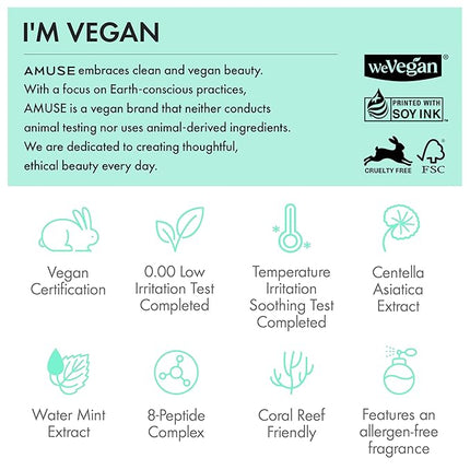 Amuse SEOUL Dew Power Vegan Cushion Foundation (03 HONEY) | Dewy, glow, long-lasting, double coverage, clean beauty, lightweight, natural look, hydrating cushion