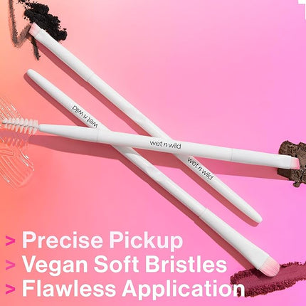 wet n wild Angled brush, Foundation Makeup Blending Brush, Ultra-Thin Precision, Ergonomic Handle