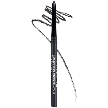 Maybelline Unstoppable Waterproof Mechanical Grey Eyeliner Pencil, Easy to Apply, Smooth Glide, Up to 24 Hour Wear, Pewter