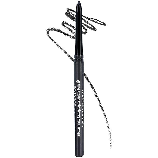 Maybelline Unstoppable Waterproof Mechanical Grey Eyeliner Pencil, Easy to Apply, Smooth Glide, Up to 24 Hour Wear, Pewter