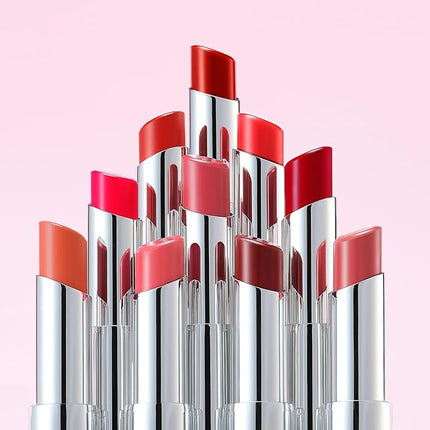 YNM Candy Gloss Balm 3g (10 DARK PLUM, 3g)(+9 colors) K-beauty, Tinted, Color Lipstick Balm, Glossy, Moisture, korean, Jello lips, Non-Sticky and Long-lasting