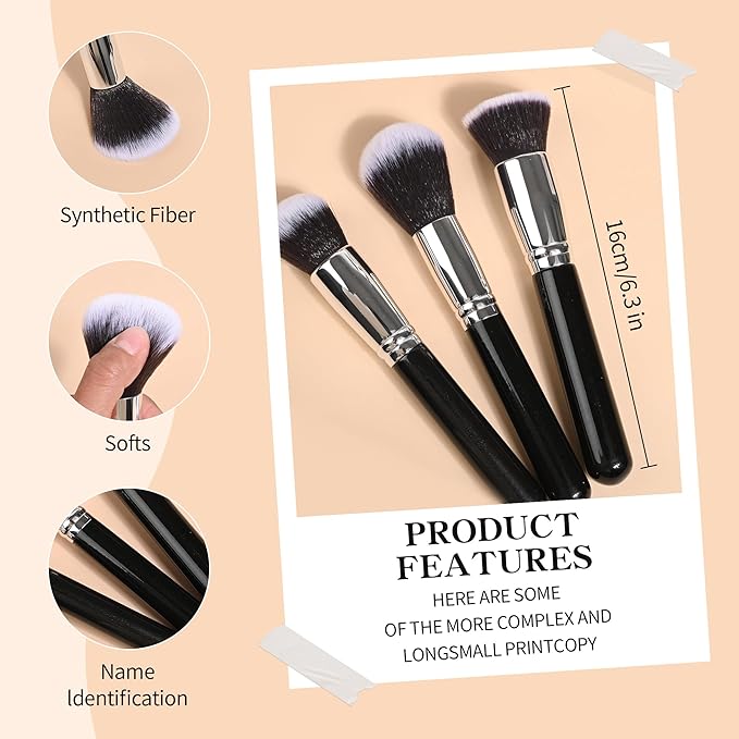 Makeup Brushes 32 Pcs Makeup Kit, Travel makeup brush set, Portable makeup brush set，Multi-functional Makeup Tool Set with Makeup Brush Foundation Brush Make up Brushes Set (LH32, Count, 32)