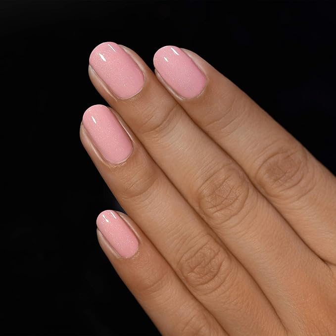 ILNP Full Bloom - Creamy Peachy Pink Holographic Nail Polish