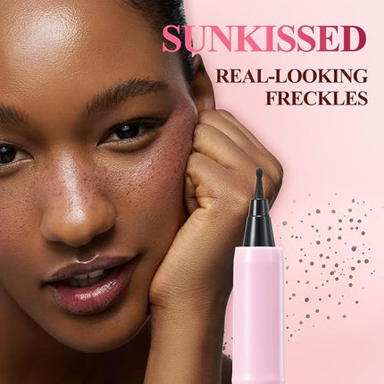 Peripera Freckle Pen, Natural Sun-Kissed Makeup – Long Lasting, Smudge-Proof Faux Freckles with Precision Dot Tip, Buildable K-Beauty Freckle Makeup Pen (02 TAN BROWN)