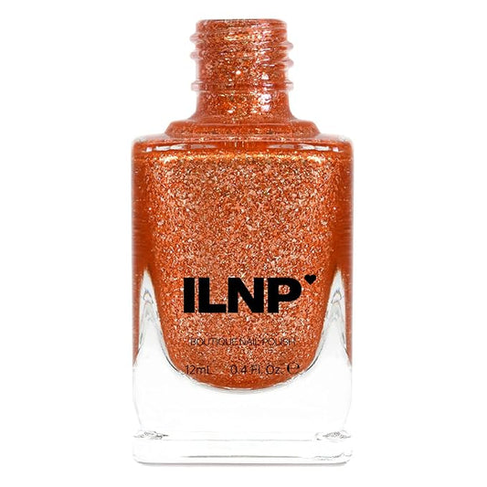 ILNP Trick or Treat - Vivid Orange Holographic Ultra Metallic Nail Polish