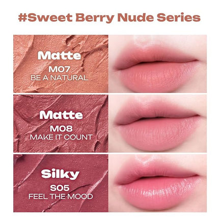 Peripera Slip On My Lip 10 Colors, Long-Lasting Shine Slim Lipstick, Slick Lip Crayon, Long Lasting, Satin, Matte, Glowy Korean Lip, K Beauty (M02 COME TRUE, One Size)