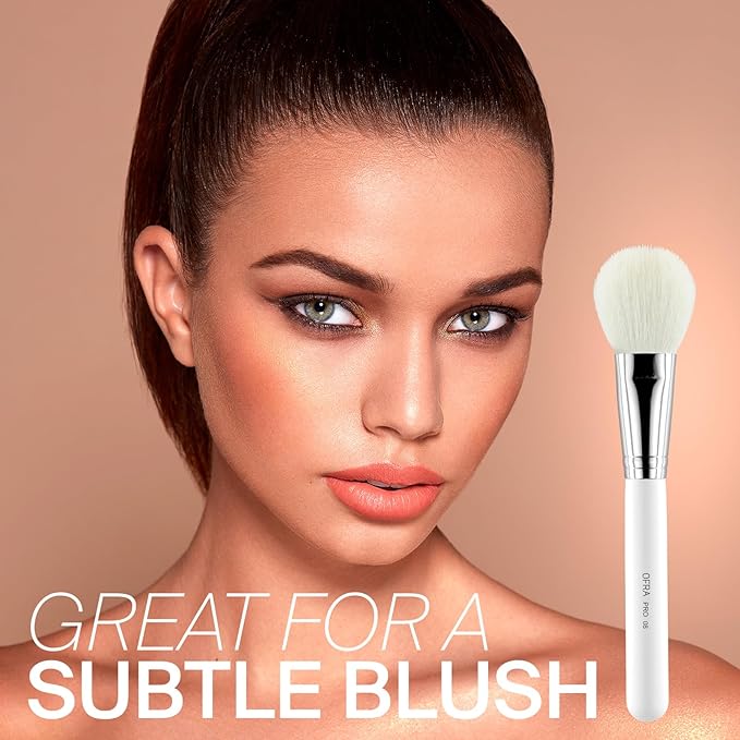 OFRA Makeup Brush #8 Powder - Powder Brush for Pressed, Loose Setting, Blush, Bronzer and Contour - Fluffy Makeup Brush