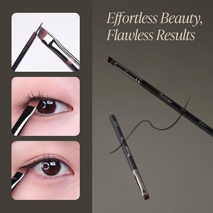 Piccasso 799 Edge Eyeliner Brush – Angled Eyeliner Brush for Gel, Liquid, and Cream, Sharp Precision for Winged Liner and Eye Makeup, Professional Facial Brush and Eyebrow Tool by K-Beauty Brand