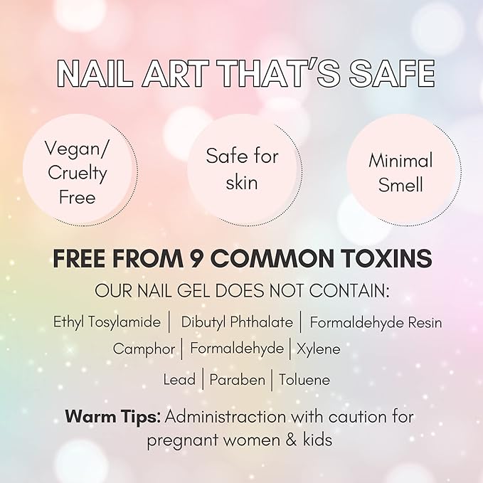 Makartt Super Strong Nail Glue for Acrylic Nails Press On Nails Professional Nail Adhesive Bond Nail Tips Glue for Stick On Nails Long Lasting Nail Glue for Fake Nails Broken Nails Repair 0.07oz 40Pcs