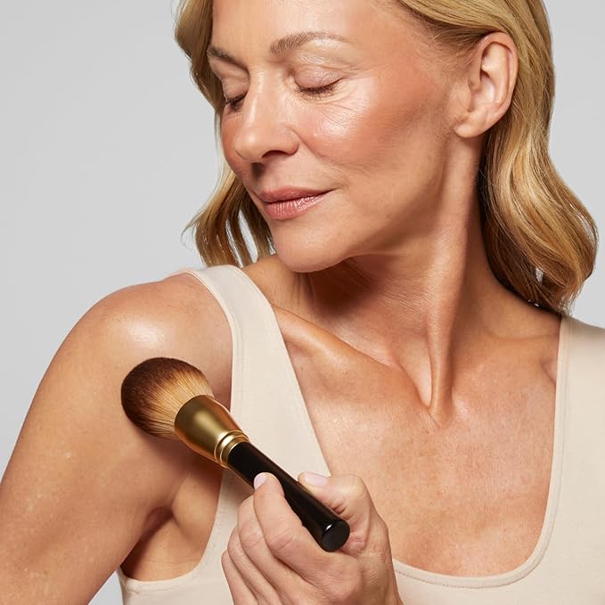 LAURA GELLER NEW YORK Classic Bronzer Brush | Fluffy Powder Brush, Contour & Define, Vegan Bristles