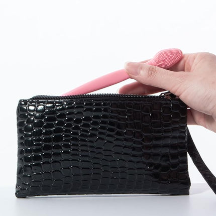 20 Pack Silicone Lip Scrub Brushes, Beomeen Double-Sided Exfoliating Lip Brush Soft Silicone Lip Scrubber Exfoliator Tool Blackhead Remover for Skincare (Green, Pink)