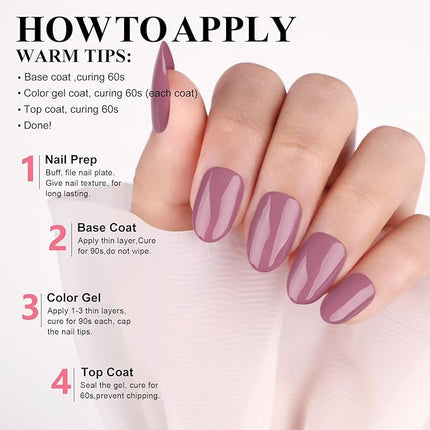 Imtiti Gel Nail Polish, 1 Pcs 15ml Red Rose wood Color Gel Polish Soak Off Nail Art Manicure Salon DIY Nail Lamp Gel Nail Design Decoration at Home Gift for Women, 0.5 Fluid Ounces