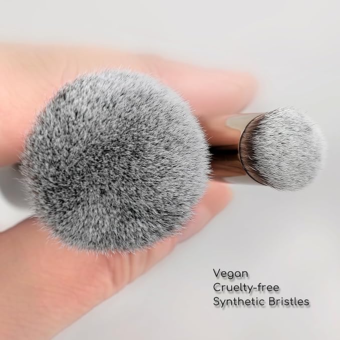 ENERGY Concealer Makeup Brush Set Professional Under Eye Make Up Brushes Perfect For Liquid Cream Powder Founation Blending Soft Vegan Angled Travel Cosmetics Applicator 2pcs